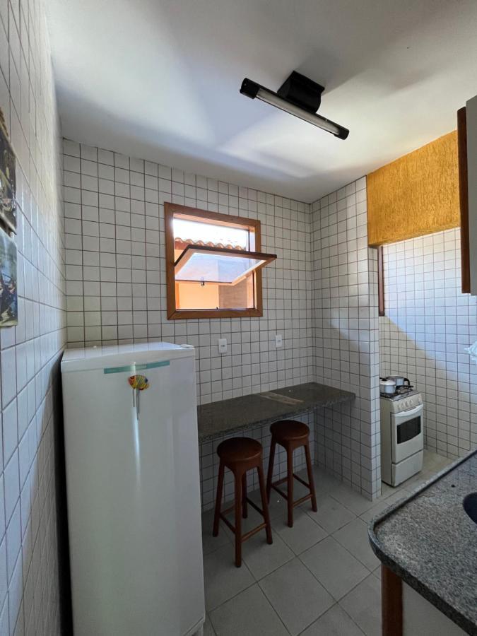 De Frente Pra Praia Apartamento Da Cris Taperapua - Condominio America Praia Flat Порту-Сегуру Экстерьер фото