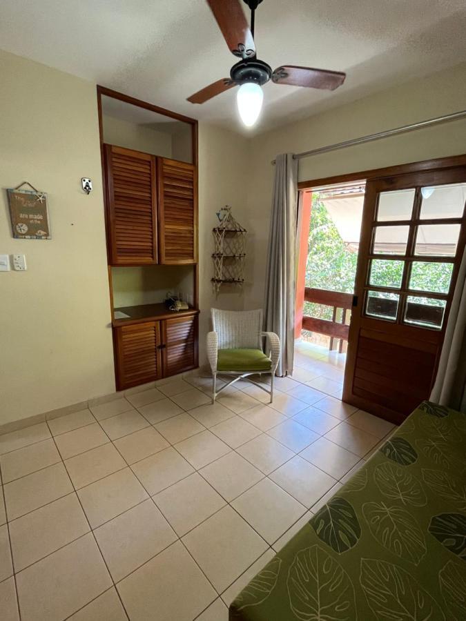 De Frente Pra Praia Apartamento Da Cris Taperapua - Condominio America Praia Flat Порту-Сегуру Экстерьер фото