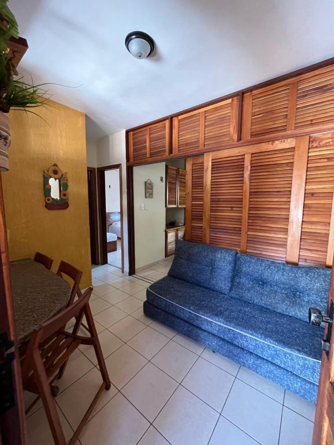 De Frente Pra Praia Apartamento Da Cris Taperapua - Condominio America Praia Flat Порту-Сегуру Экстерьер фото