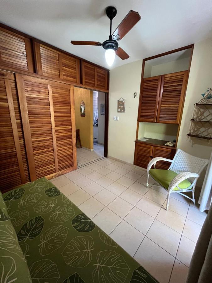 De Frente Pra Praia Apartamento Da Cris Taperapua - Condominio America Praia Flat Порту-Сегуру Экстерьер фото