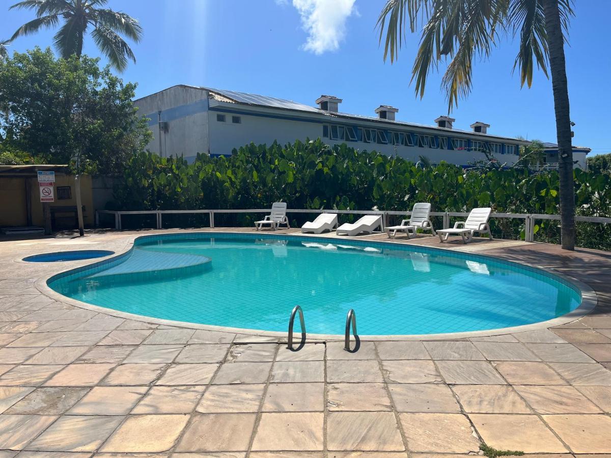 De Frente Pra Praia Apartamento Da Cris Taperapua - Condominio America Praia Flat Порту-Сегуру Экстерьер фото